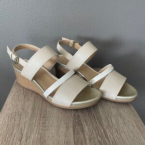 Geox Italian wedge heeled sandals